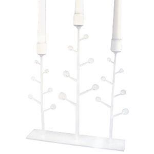 WHITE CANDLES HOLDER ARNE PLUTO PRODUKTER