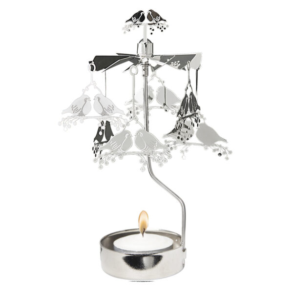 LOVEBIRDS ROTARY CANDLE HOLDER PLUTO PRODUKTER