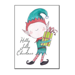 CHRISTMAS ELF CARD A6