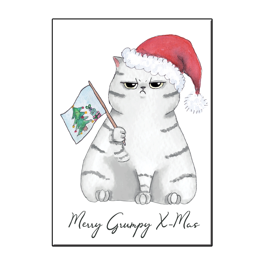 christmas grumpy cat