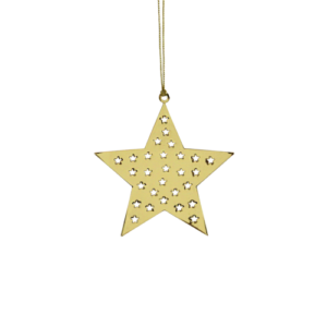 GOLDEN STAR METAL HANGING DECORATION PLUTO PRODUKTER