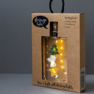 ILLUMINATED BOTTLE FELT CHRISTMAS-ICONS