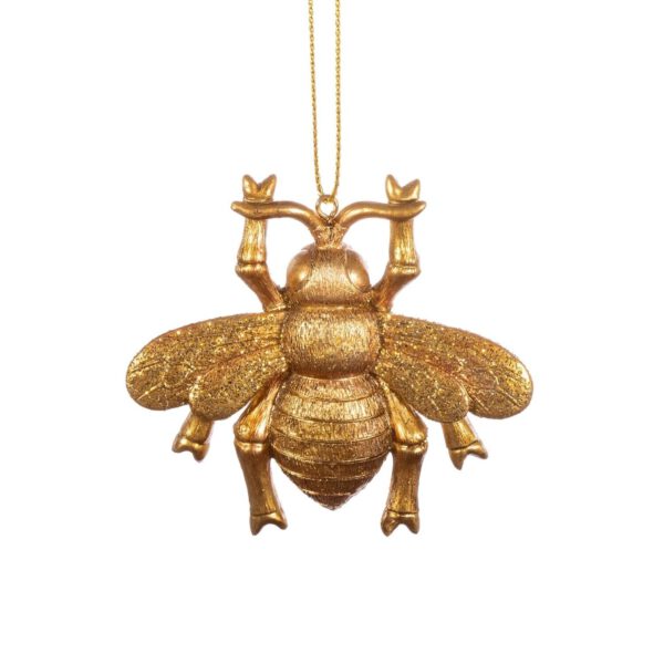 GOLDEN BEE CHRISTMAS PENDANT