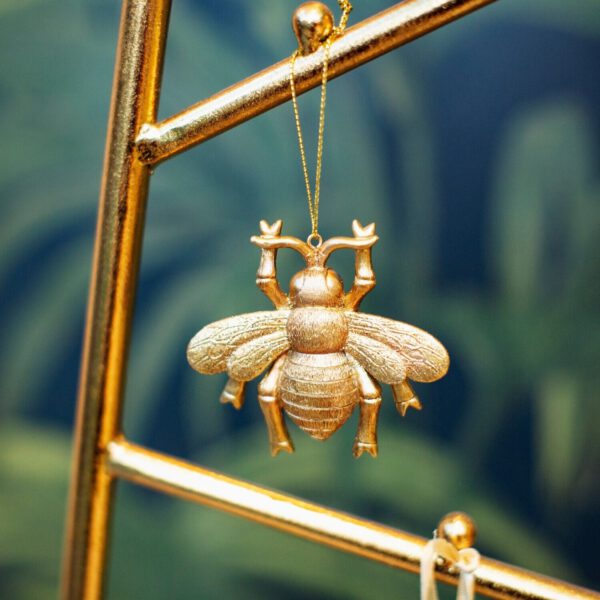 GOLDEN BEE CHRISTMAS PENDANT