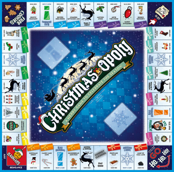 Xmasopoly parlor game