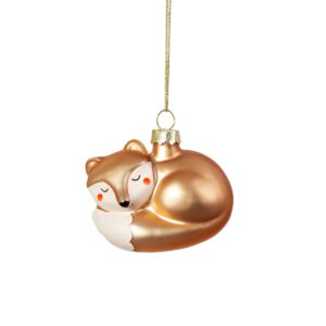 Baby fox Christmas bauble